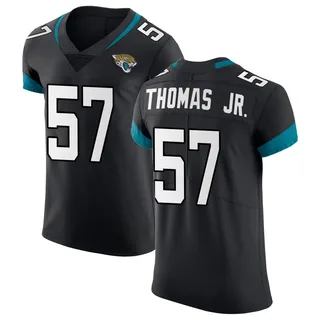 Bryan Thomas Jr. Jacksonville Jaguars Men's Elite Vapor Untouchable Nike Jersey - Black
