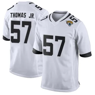 Bryan Thomas Jr. Jacksonville Jaguars Men's Game Nike Jersey - White