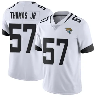 Bryan Thomas Jr. Jacksonville Jaguars Men's Limited Vapor Untouchable Nike Jersey - White