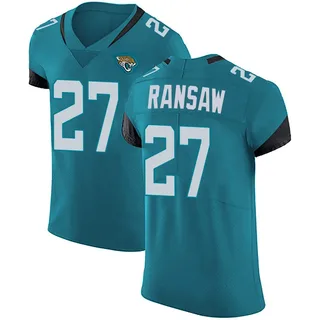 Caleb Ransaw Jacksonville Jaguars Men's Elite Vapor Untouchable Alternate Nike Jersey - Teal