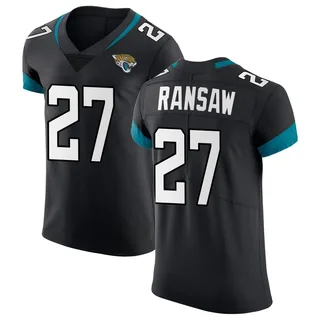 Caleb Ransaw Jacksonville Jaguars Men's Elite Vapor Untouchable Nike Jersey - Black