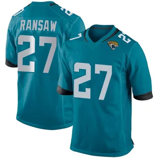 Caleb Ransaw Jacksonville Jaguars Men's Game Nike Jersey - Teal