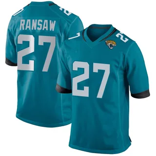 Caleb Ransaw Jacksonville Jaguars Youth Game Nike Jersey - Teal