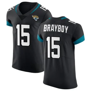 Chandler Brayboy Jacksonville Jaguars Men's Elite Vapor Untouchable Nike Jersey - Black
