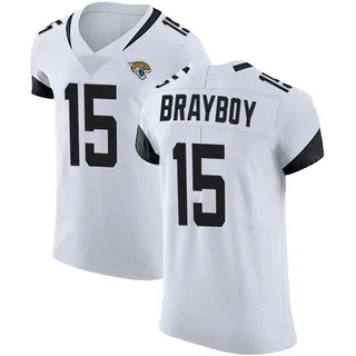 Chandler Brayboy Jacksonville Jaguars Men's Elite Vapor Untouchable Road Nike Jersey - White