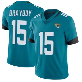 Chandler Brayboy Jacksonville Jaguars Youth Limited Vapor Untouchable Nike Jersey - Teal