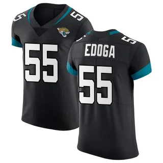 Chuma Edoga Jacksonville Jaguars Men's Elite Vapor Untouchable Nike Jersey - Black