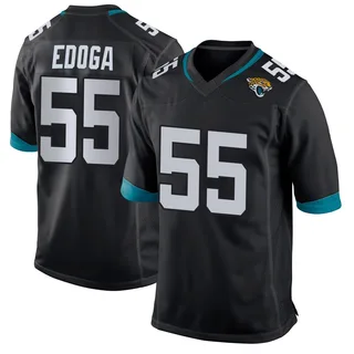 Chuma Edoga Jacksonville Jaguars Youth Game Nike Jersey - Black