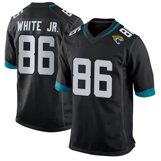 David White Jr. Jacksonville Jaguars Men's Game Black Nike Jersey - White