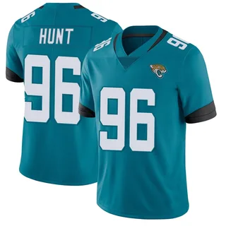 Jalen Hunt Jacksonville Jaguars Men's Limited Vapor Untouchable Nike Jersey - Teal