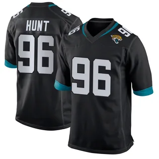 Jalen Hunt Jacksonville Jaguars Youth Game Nike Jersey - Black