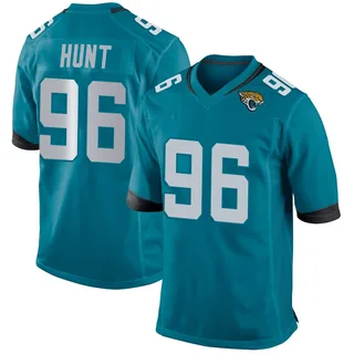 Jalen Hunt Jacksonville Jaguars Youth Game Nike Jersey - Teal