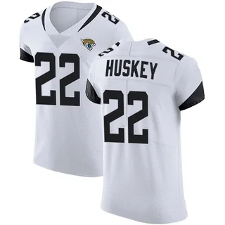 Jalen Huskey Jacksonville Jaguars Men's Elite Vapor Untouchable Road Nike Jersey - White
