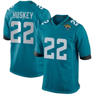 Jalen Huskey Jacksonville Jaguars Men's Game Nike Jersey - Teal