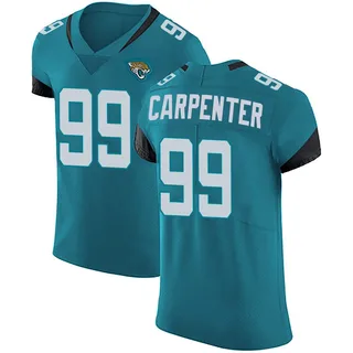 James Carpenter Jacksonville Jaguars Men's Elite Vapor Untouchable Alternate Nike Jersey - Teal