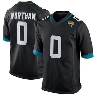 Michael Wortham Jacksonville Jaguars Youth Game Nike Jersey - Black