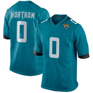 Michael Wortham Jacksonville Jaguars Youth Game Nike Jersey - Teal