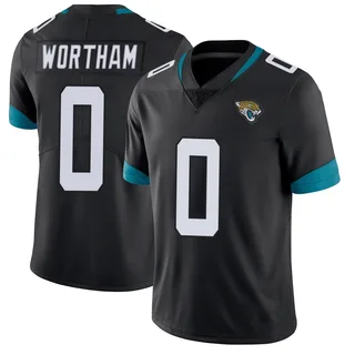 Michael Wortham Jacksonville Jaguars Youth Limited Vapor Untouchable Nike Jersey - Black