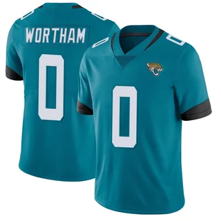 Michael Wortham Jacksonville Jaguars Youth Limited Vapor Untouchable Nike Jersey - Teal