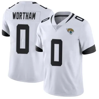 Michael Wortham Jacksonville Jaguars Youth Limited Vapor Untouchable Nike Jersey - White