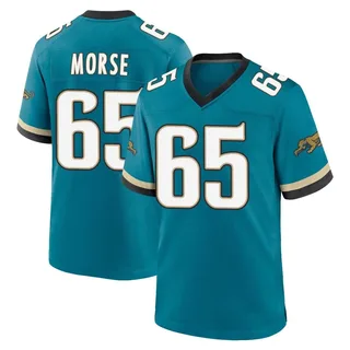 Mitch Morse Jacksonville Jaguars Men's Game Prowler Throwback Nike Jersey - Teal