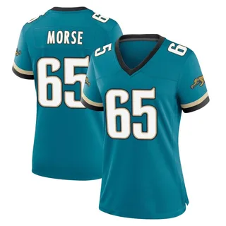 Mitch Morse Jacksonville Jaguars Women's Game Prowler Throwback Nike Jersey - Teal