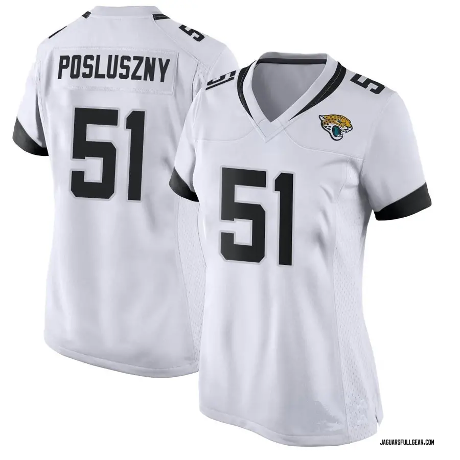 Paul Posluszny Jacksonville Jaguars Women's Game Nike Jersey - White