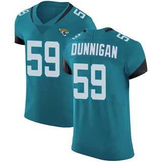 Quindarius Dunnigan Jacksonville Jaguars Men's Elite Vapor Untouchable Alternate Nike Jersey - Teal