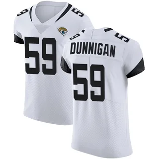 Quindarius Dunnigan Jacksonville Jaguars Men's Elite Vapor Untouchable Road Nike Jersey - White