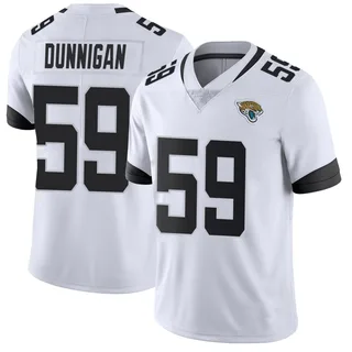 Quindarius Dunnigan Jacksonville Jaguars Men's Limited Vapor Untouchable Nike Jersey - White