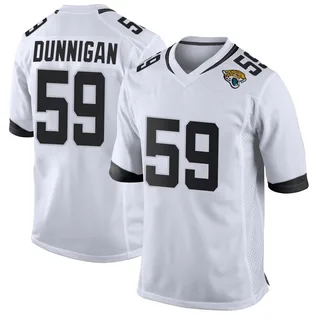 Quindarius Dunnigan Jacksonville Jaguars Youth Game Nike Jersey - White
