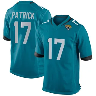 Tim Patrick Jacksonville Jaguars Men's Game Nike Jersey - Teal